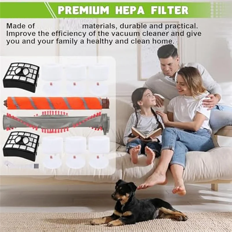 Reemplazo de filtro de cepillo de rodillo de vacío BBNV para Shark NV800 NV800W NV801 NV803 piezas de vacío elevadoras alimentadas