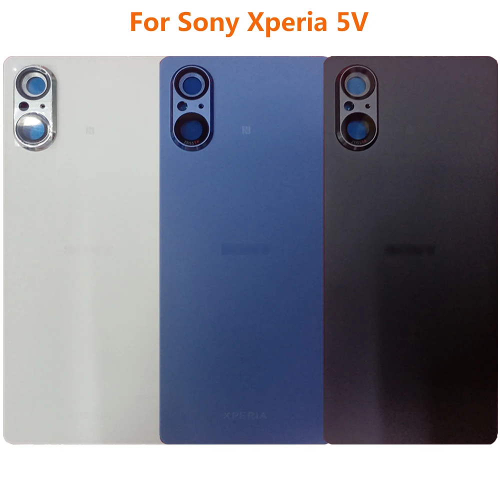 Back Cover Xperia 5V For Sony Xperia 5 V XQ-DE54 Battery Cover Housing Door Rear Case Repair Parts