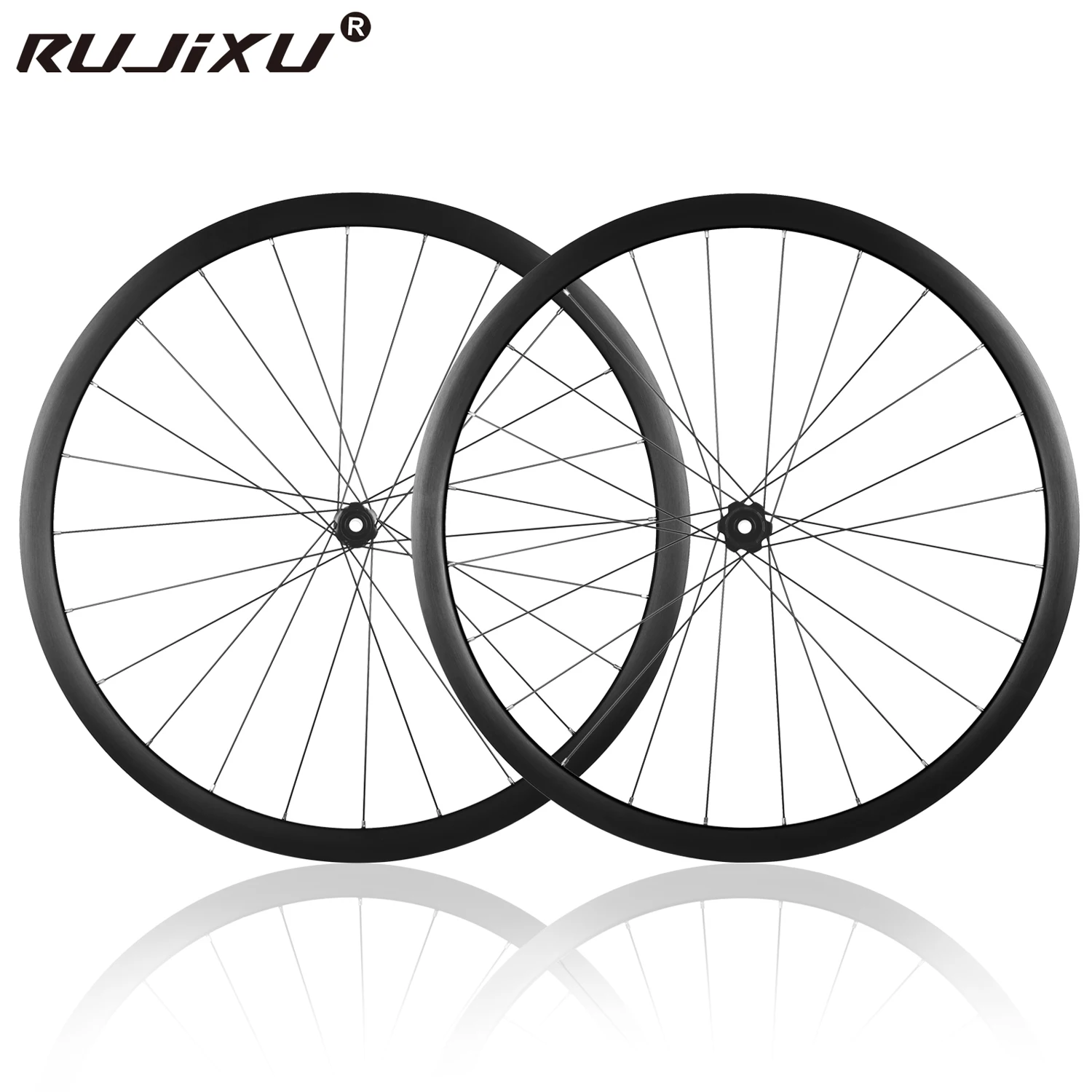 

RUJIXU 700C Комплект колес для шоссейного велосипеда 30/35/41, мм, дисковый тормоз из алюминиевого сплава, сквозная ось, легкие колеса для шоссейного велосипеда, дорожное колесо