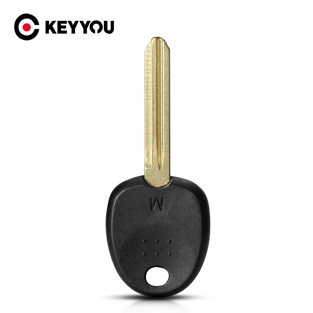 KEYYOU Uncut Key Blank per Hyundai Accent Sonata NF Elantra Car Transponder Key Shell sostituzione No Chip con blad sinistra