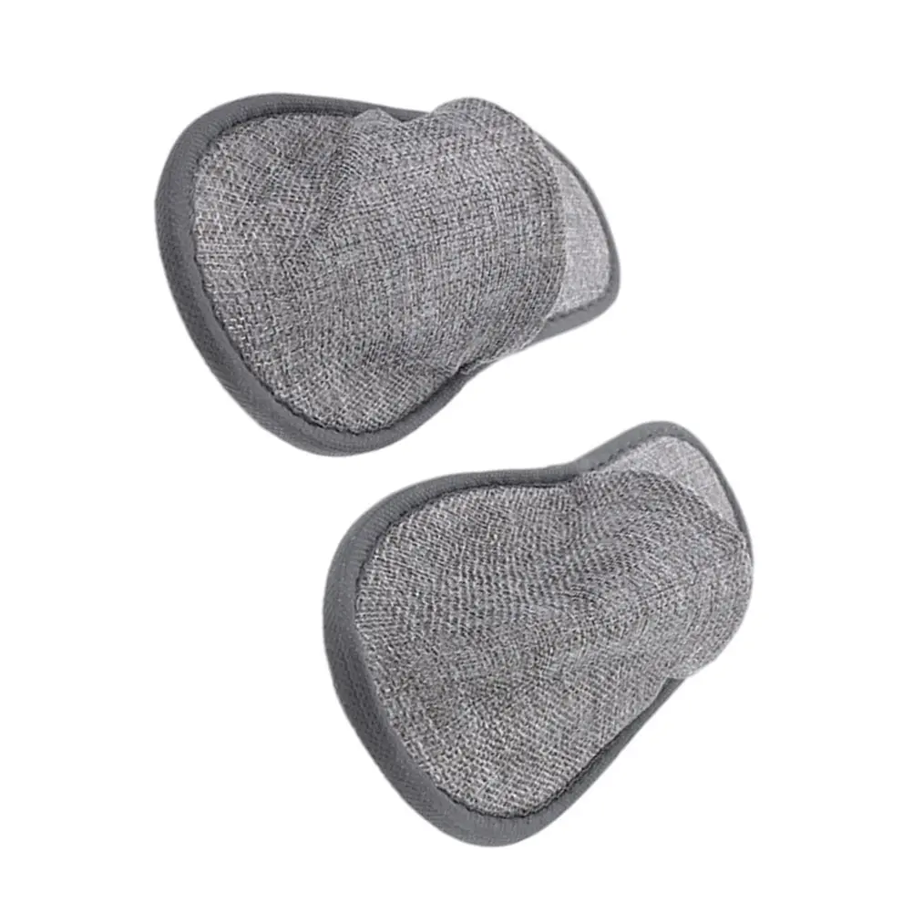 

Portable Folding Disposable Guest Travel Soft Spa Home Slippers For Hotel Cotton Linen Grey Non Slip Bottom Reusable