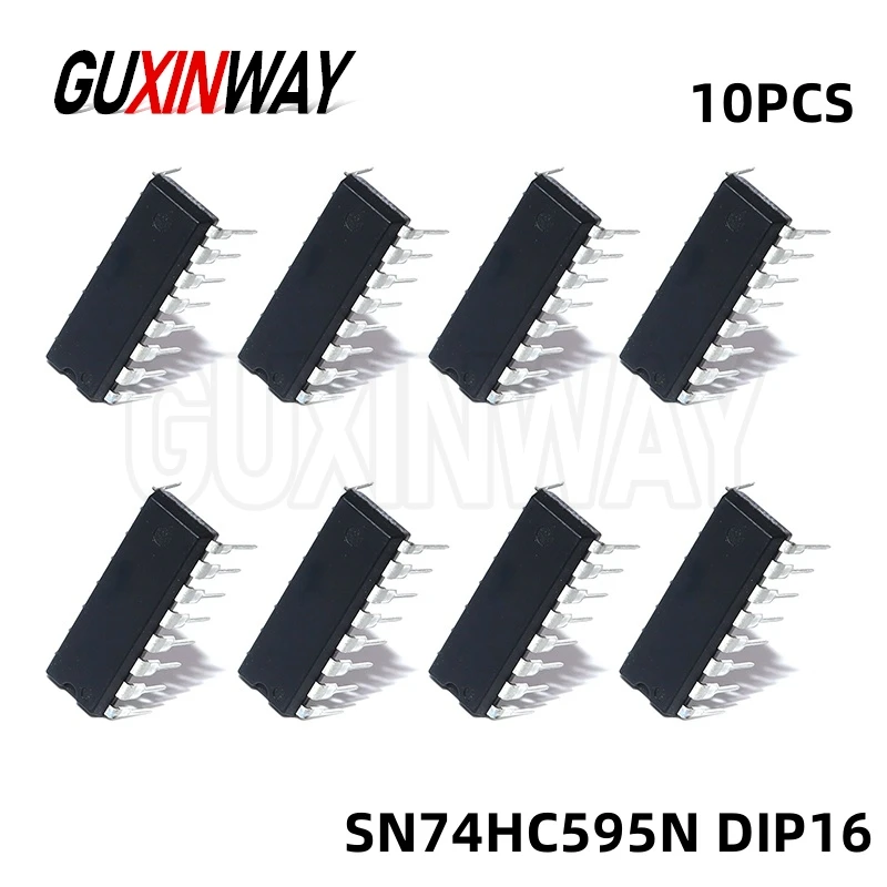 10PCS SN74HC595 DIP 74HC595N 74HC595 IC New Original SN74HC595N DIP16