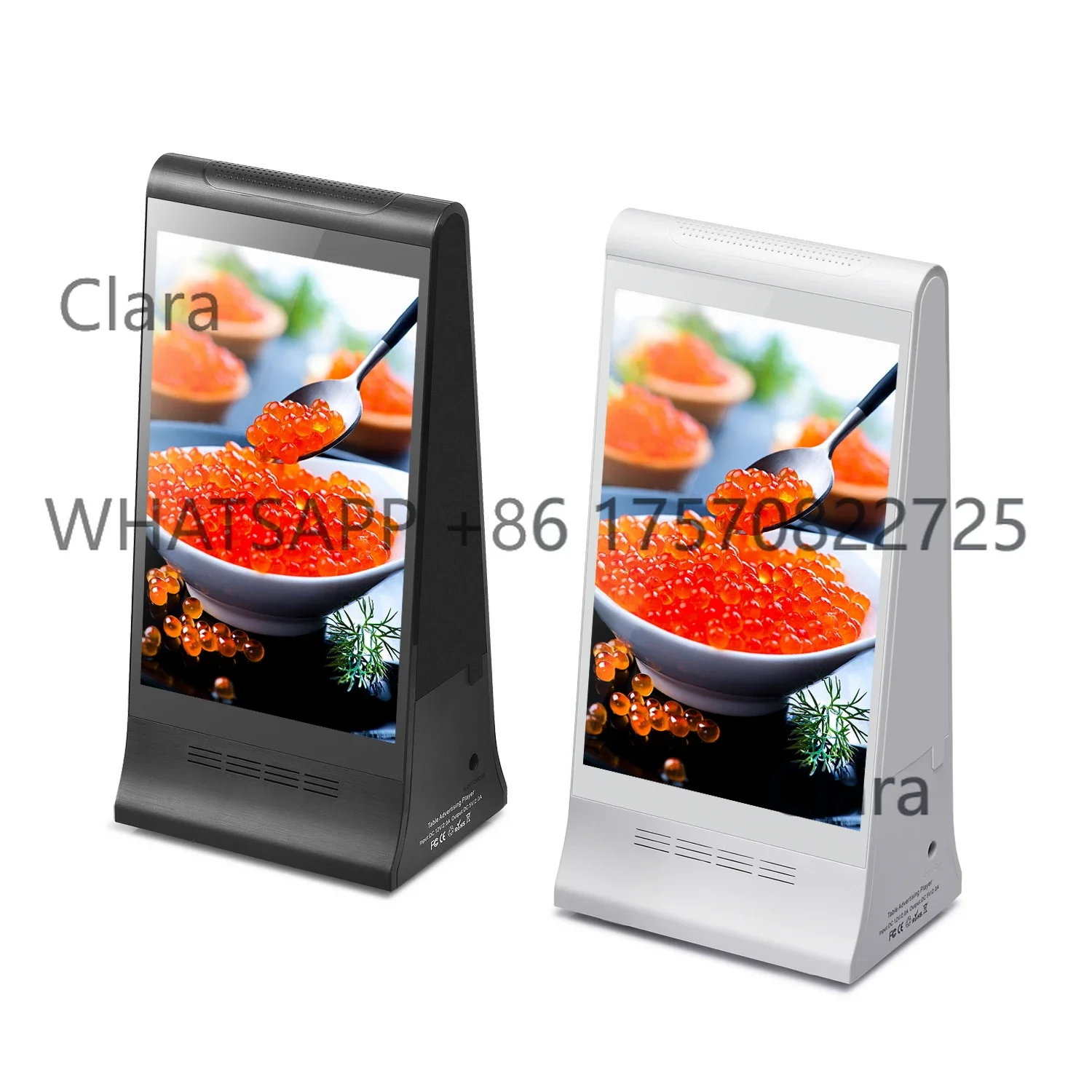 Clara Tools StoreRestaurant 8-inch double-sided digital signage and displays simplify operations and improve efficiency and serv