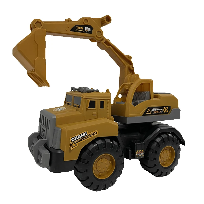 Large Children\'s Car 4 Wheels Excavator Trucks Shovel Loader Tipper Mixer Lifting Crane Truck Model Transport Cart Kids Gifts