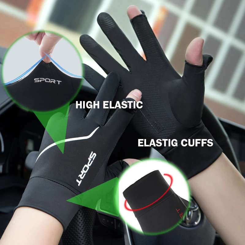 قفازات MuqiNush لصيد الأسماك والصيد والرياضة والجري وركوب الدراجات مقاومة للماء وغير قابلة للانزلاق للرجال والنساء لقيادة الجولف