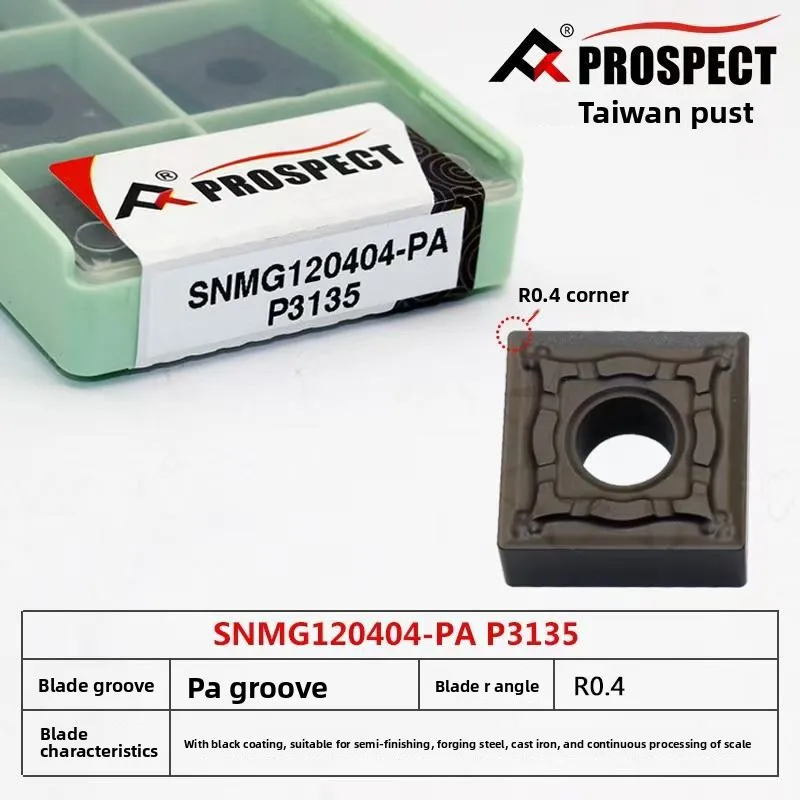 Prospect Square External Circular Cnc Blade Snmg120404/12/08-Pa P3135 for Machining Cast Iron