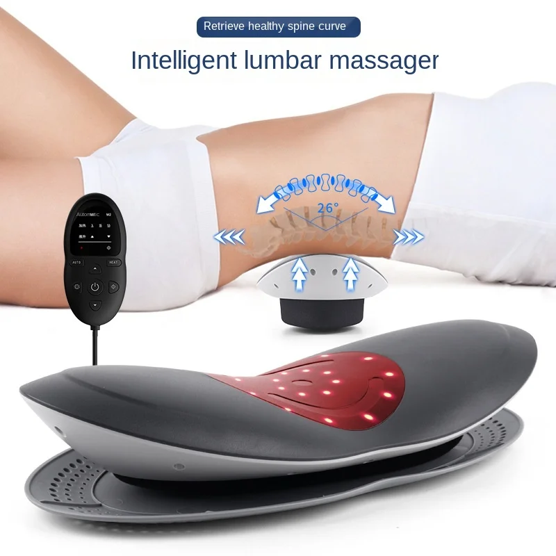 

Lumbar spine massager hot compress air pressure vibration between the waist dish fields electric massager waist