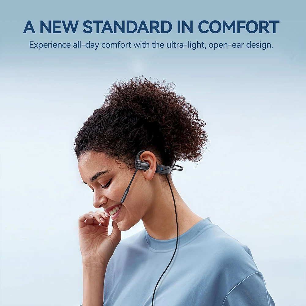 USB-Headset mit Mikrofon für PC und Laptop, Open-Ear-Kopfhörer für hohen Tragekomfort, Computer-Headset mit geräuschunterdrückendem Boom-Mikrofon – Detail 10