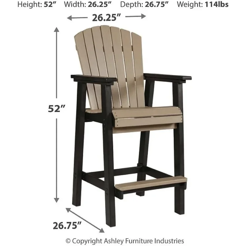 Langlebiges Design für Barhocker im Freien