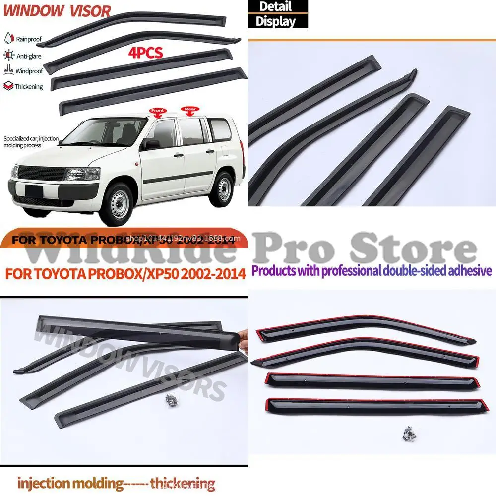 

1 set For Toyota Probox 2002 Window Rain Visor Side Window Deflectors