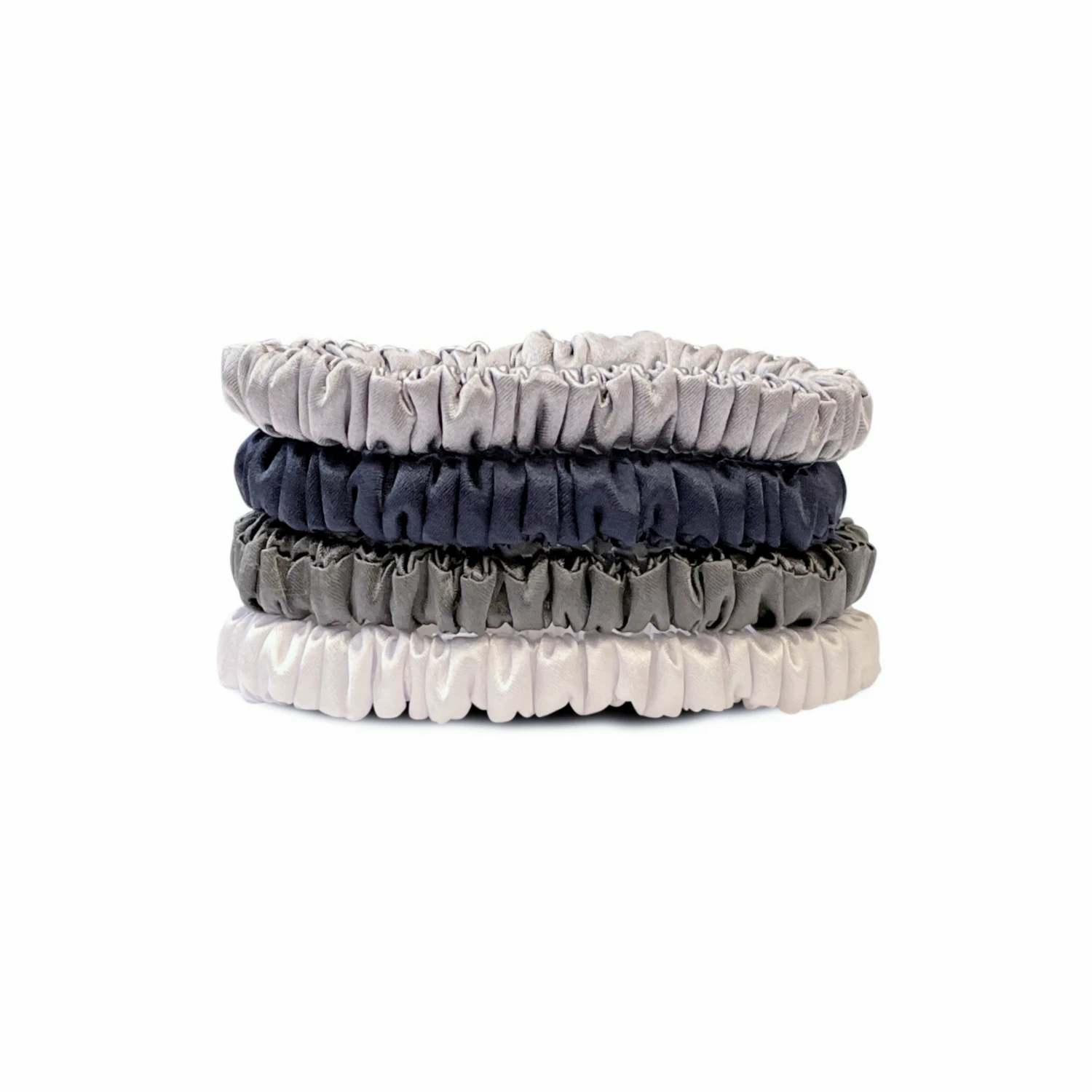 Yanrong 100% Natuurlijke Zijde Effen Kleur Haarbanden Hoge Kwaliteit Haar Scrunchies (22 Mama) Vrouwen Grote Haarbanden Haaraccessoires