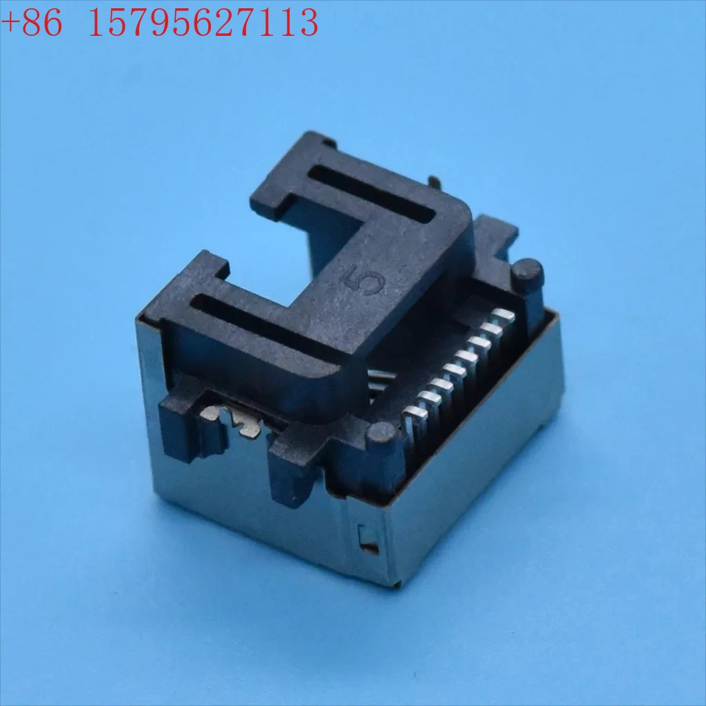 RJ45 SMD sinking plate network interface socket network port 8P8C laptop half package full package full plastic