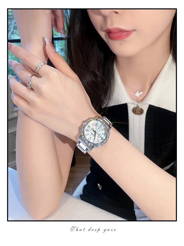 Fashion Light Luxury Niche Watch Ceramic Women's Mechanical Student Mechanical Watch 2025 New Girls' Watch