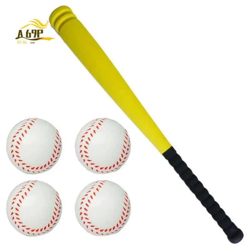 A69P-Kids Baseball Bat And Ball Set Plastic Baseball Game Sport Playing Baseball Playing Set Sports For Outdoor Backyard