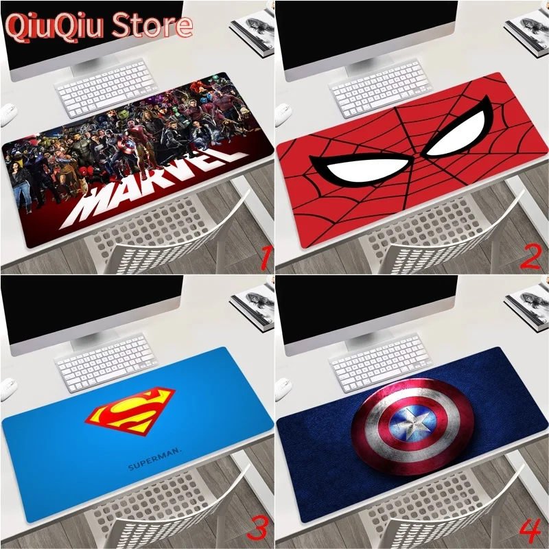 Marvel Mouse Pad Spider Man, Iron Man, Batman Bàn Phím Bàn Phím Bàn Văn Phòng Pad Phụ Kiện Chơi Game PC Laptop Chơi Game Miếng L