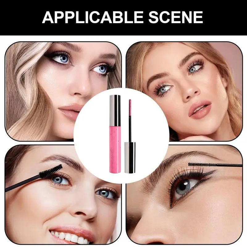 Liquid Mascara Waterproof Long Lasting Tubing Mascara For Cosplay Cosmetics Women Girls Eye Makeup Colorful Mascara