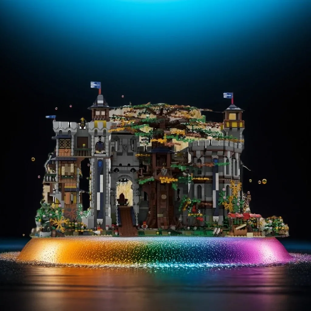 

6223pcs Moc Tree of Life Castle Model Blocks - Whimsical Architecture, Perfect Birthday Building Blocks Gift