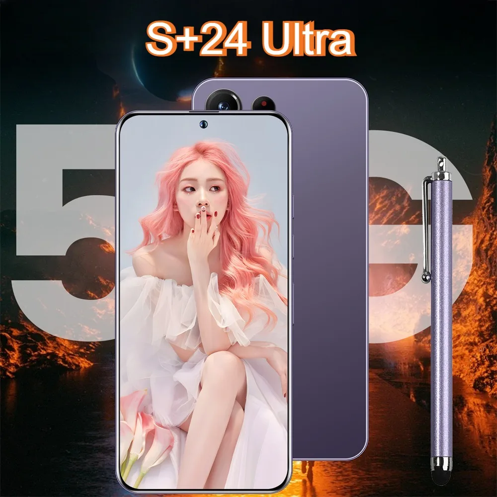 

Smartphone Case For S+ 24 Ultra Original 7.3inch 4G 5G Dual Sim Card 22GB+2TB 7800mAh Battery Global Version Android 14 System