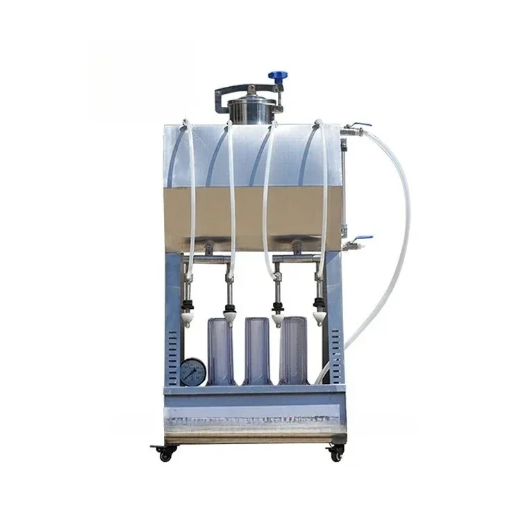 

Commercial Industrial Beverage Semi Automatic Plastic Glass Water Bottle Filter Filling Machines With 4 Heads