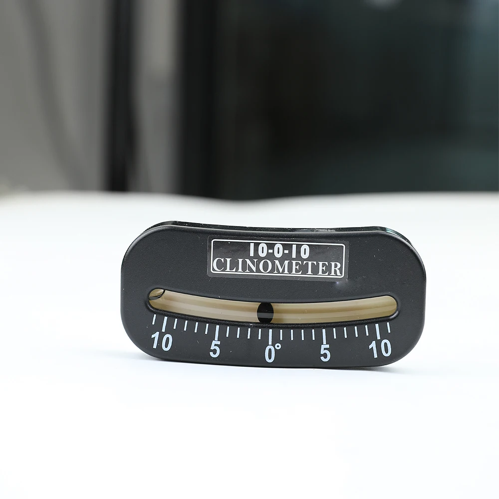 ETOPOO 10-0-10 Inclinometer Mini Protractor Gauge Ship\'s Route Inclinometer for Modern Boats Mounts