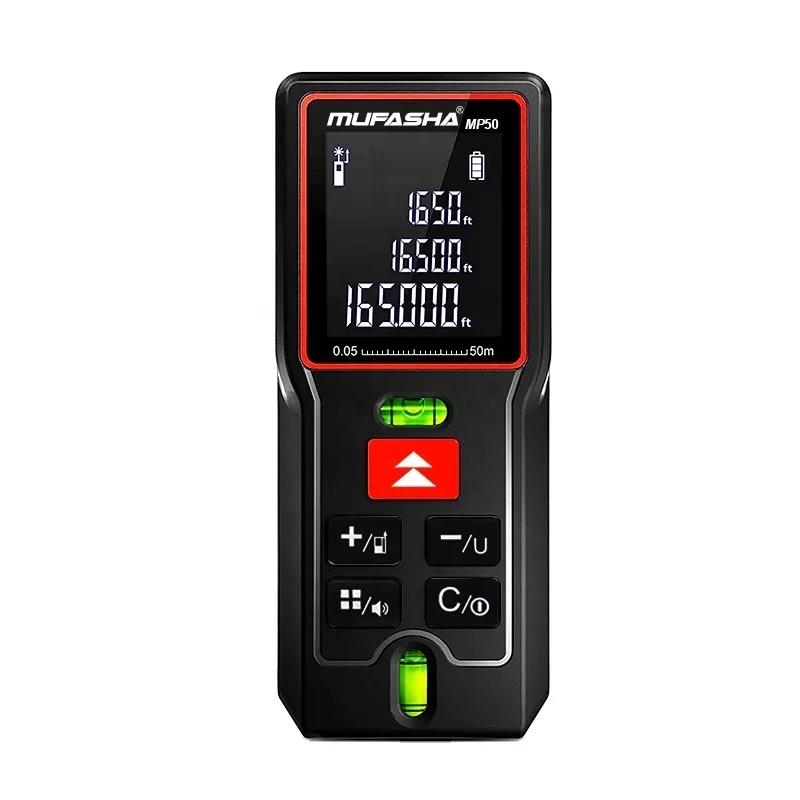 For MUFASHA MP50 50m cheap price measuring tool mini handheld laser distance meter