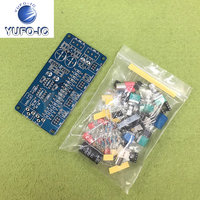 Free Ship 2pcs NE5532 Op-Amp Fever Stage Yin Diao Ban Kit Parts Diao Yin Ban But You Do Need To Use Your Welding