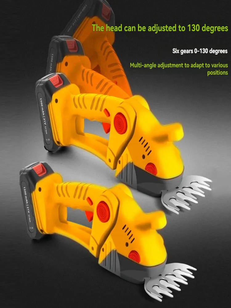 Rechargeable lithium battery household hedge trimmer handheld electric hedge shears fence trimmer  tea pruning machine
