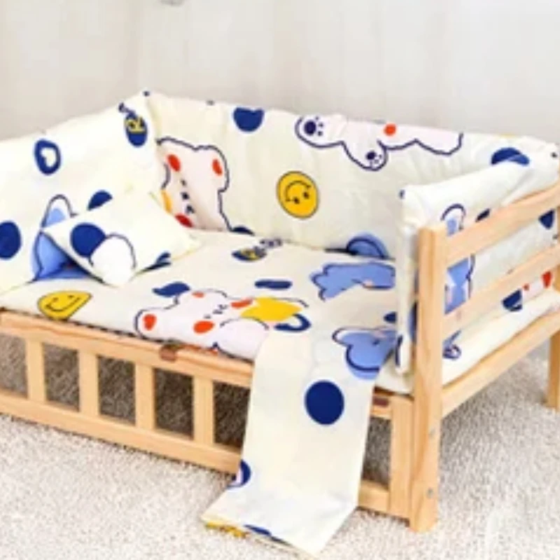 Off the Ground Solid Wood Pet Bed Four Season Universal Dog Bed Small to Large Teddy Bed at Special Price