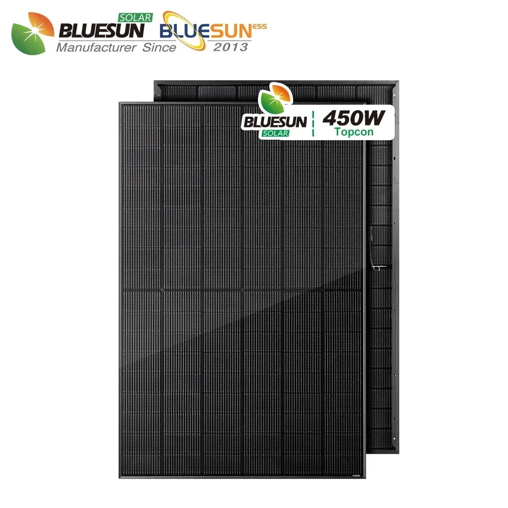 Bluesun solar panel black 400w 450w black solar module ac module solar panel