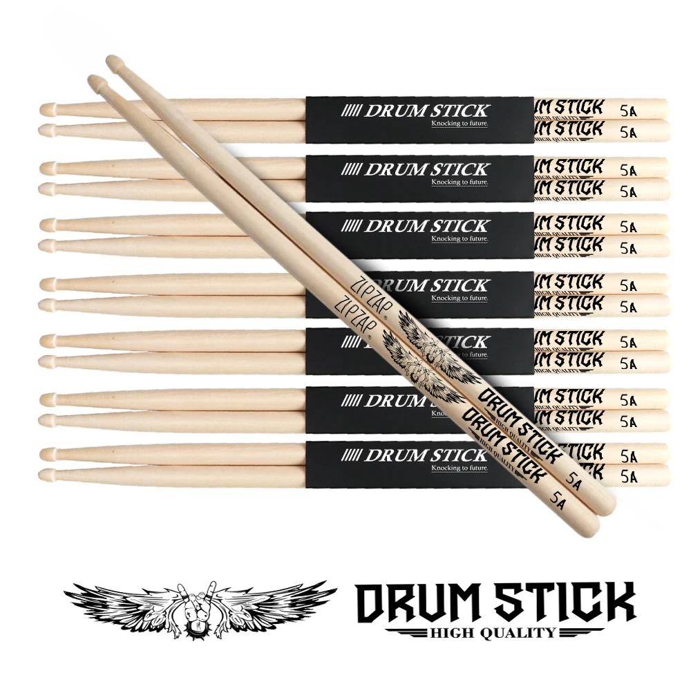 5A ไม้เมเปิลกลอง Sticks Eagle รูปแบบคลาสสิกคุณภาพสูง Drumsticks สําหรับผู้ใหญ่และผู้เริ่มต้น