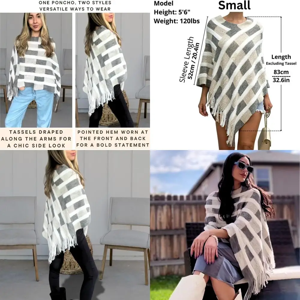 

Elegant Bohemian Cardigan Poncho | Luxurious Lightweight Wrap Shawl | Chic and Trendy Cover-Up