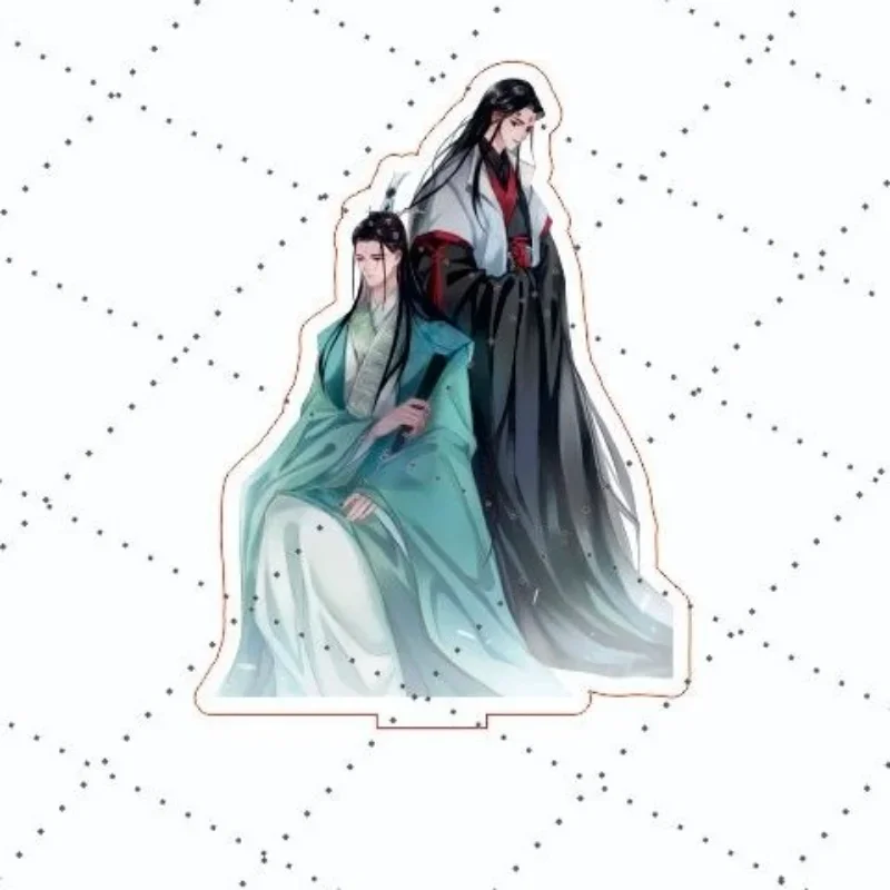 LLavero de Anime para hombres y mujeres, sistema de autoahorro, placa Shen Qingqiu, decoración de escritorio, Luo Binghe, acrílico de pie