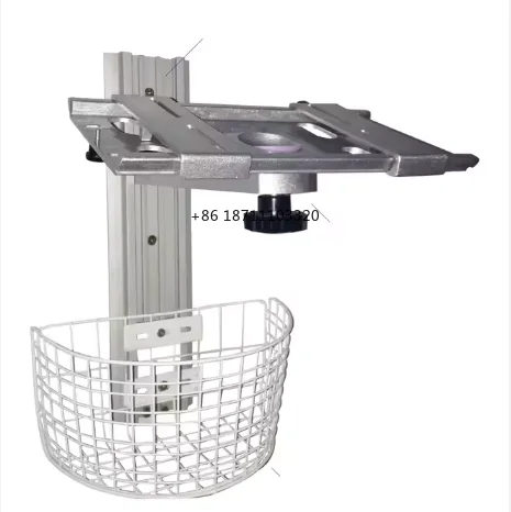 Universal Medical Rotatable monitors wall mount with basket for patient monitors