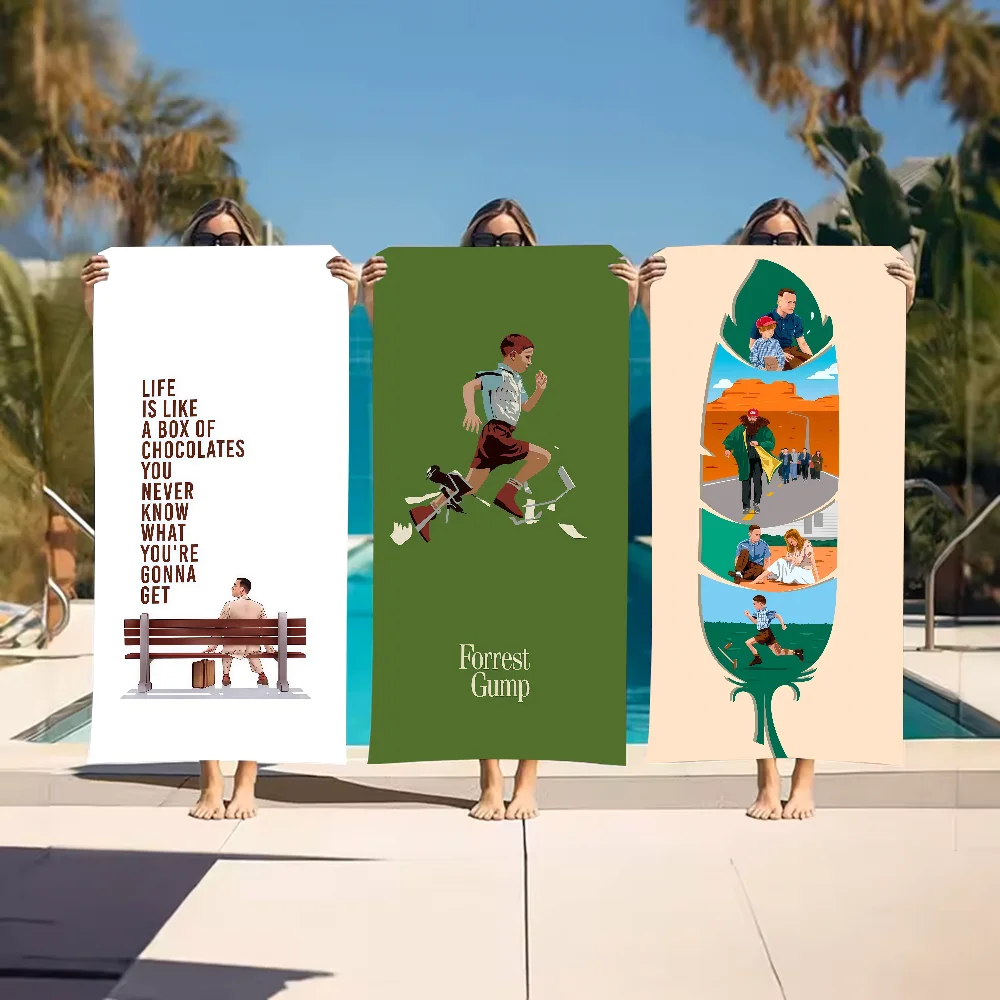 Classic Movie Forrest Gump Towel Sports Quick Dry Travel Camping Gear Sandproof Soft Light Large Beach Towel