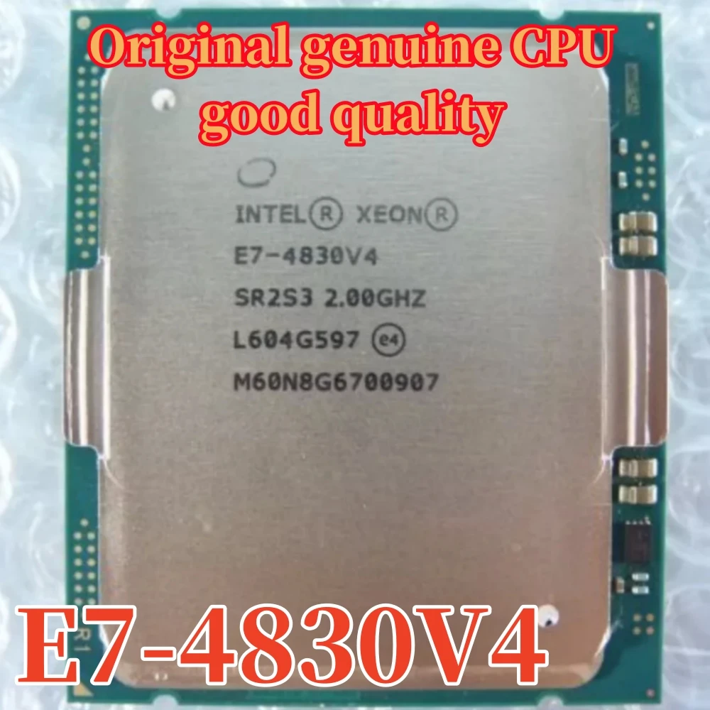 

E7-4830v4 Original Intel XEON OEM version E7 4830v4 2.00GHZ 14-Core 35MB SmartCache 115W E7 4830 v4 LGA2011-3