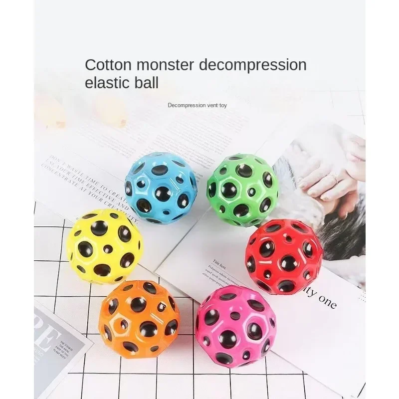 High-Energy PU Bounce Balls Stress Relief Desk Toys Office Study Outdoor Indoor Decompression Tools Students Adults Leisure