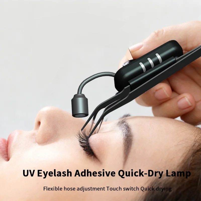 lampe-uv-a-sechage-rapide-pour-extensions-de-cils-–-noire-flexible-angle-reglable-pour-usage-en-salon