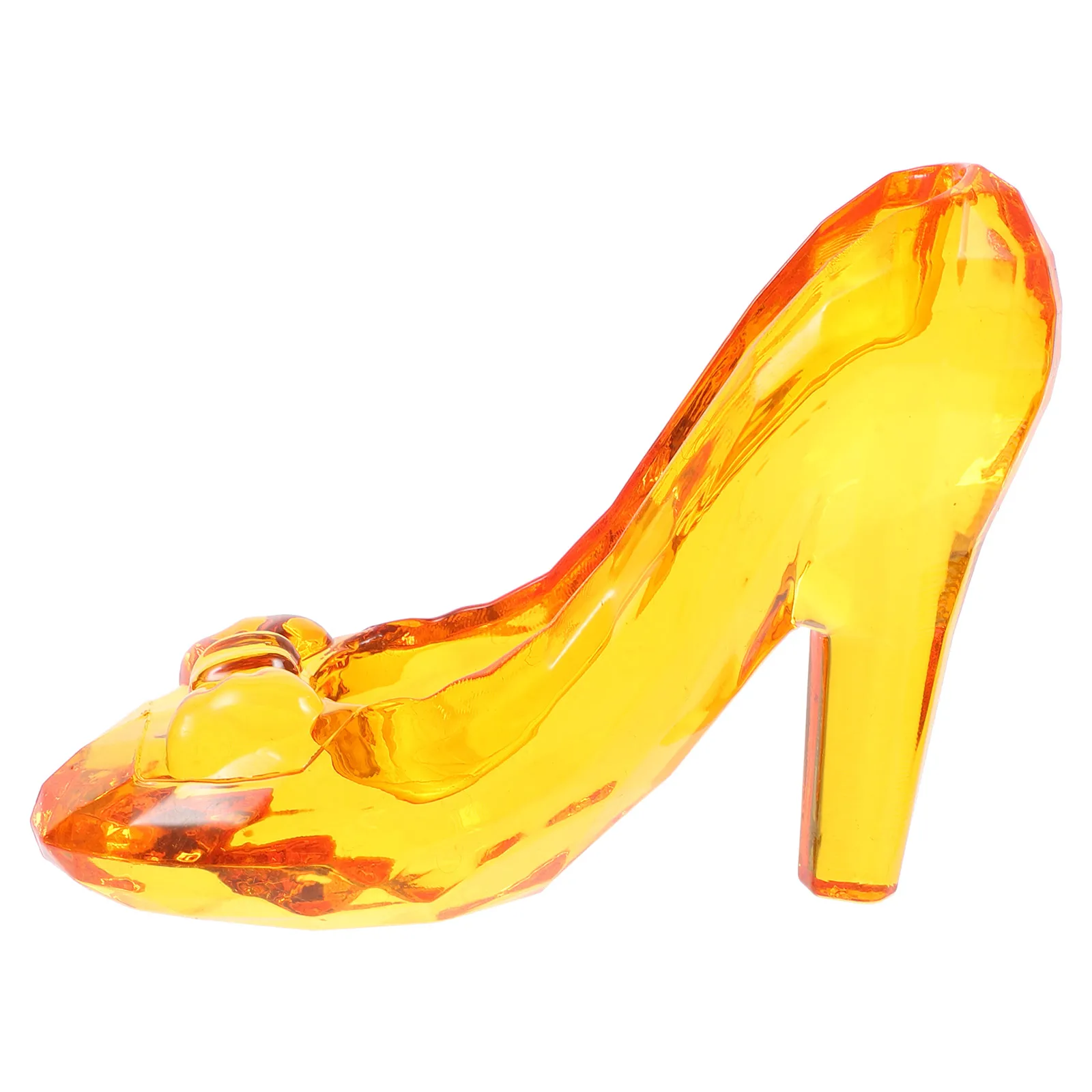 

Crystal High Heels Waterproof Pink Decor Shoe S Bedroom Table Glass Slipper Acrylic Realistic Holiday Gift Desktop nament