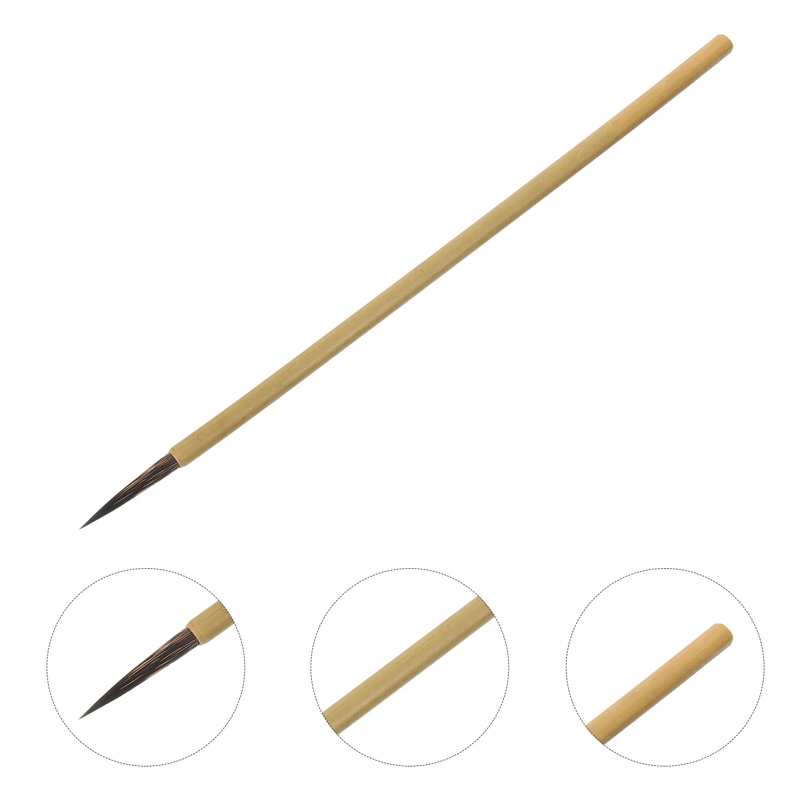 

Colored Painting Brush Set Smooth Handle Reusable For Watercolor Acrylic Fabric Stenciling Multi-Function Art Brushes