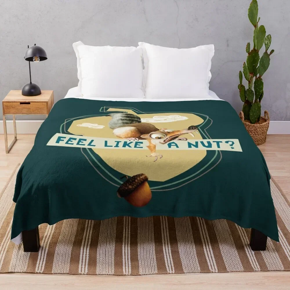 

Ice Age Scrat Acorn Feel Like a Nut108 Throw Blanket Outdoor Soft Blanket for Picnic Beach Camping