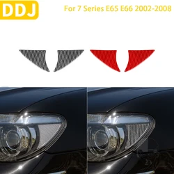 Dla BMW serii 7 E65 E66 2002 2003 2004 2005 2006 2007 2008 akcesoria zewnętrzne z włókna węglowego naklejki wykończeniowe dekoracyjne