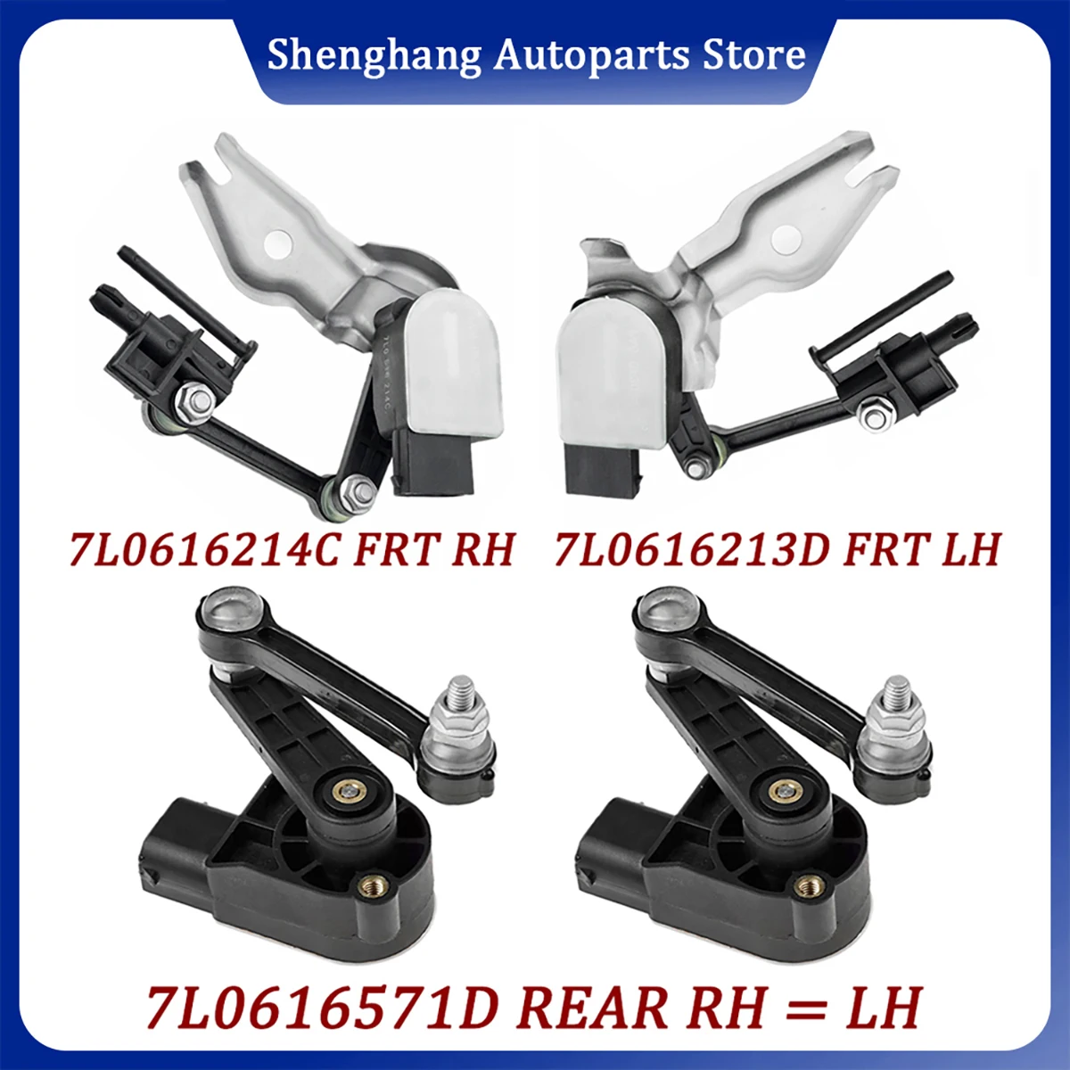 Vorne Hinten Rechts Links Höhe Level Sensor Für Audi Q7 Porsche Cayenne VW Touareg 2002-2015 7L 0616214 C 7L 0616213 D 7L 0616571 D
