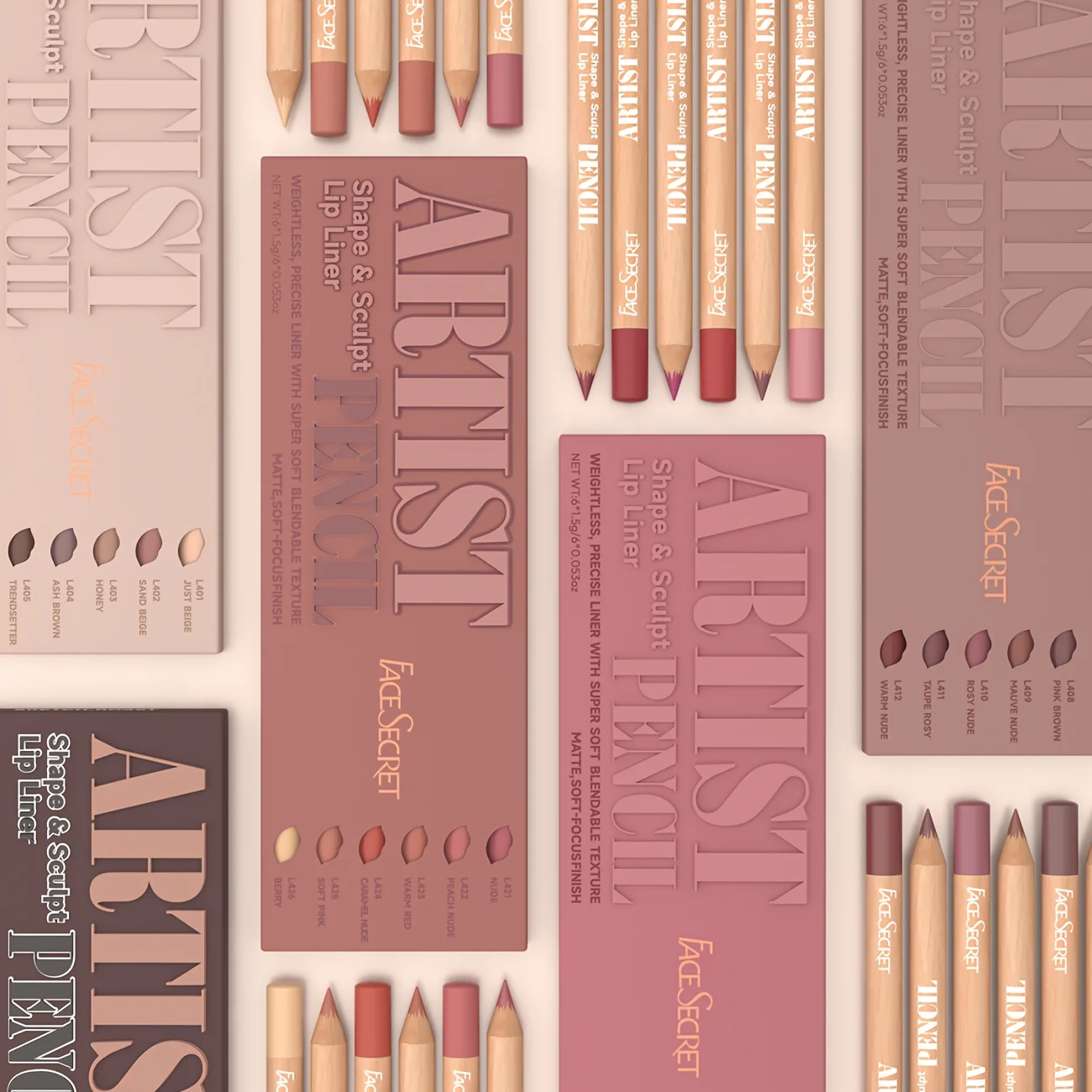 6pcs Velvet Matte Lip Liner Set | Long-Lasting, Non-Drying | Perfect for Delineating and Filling Lips