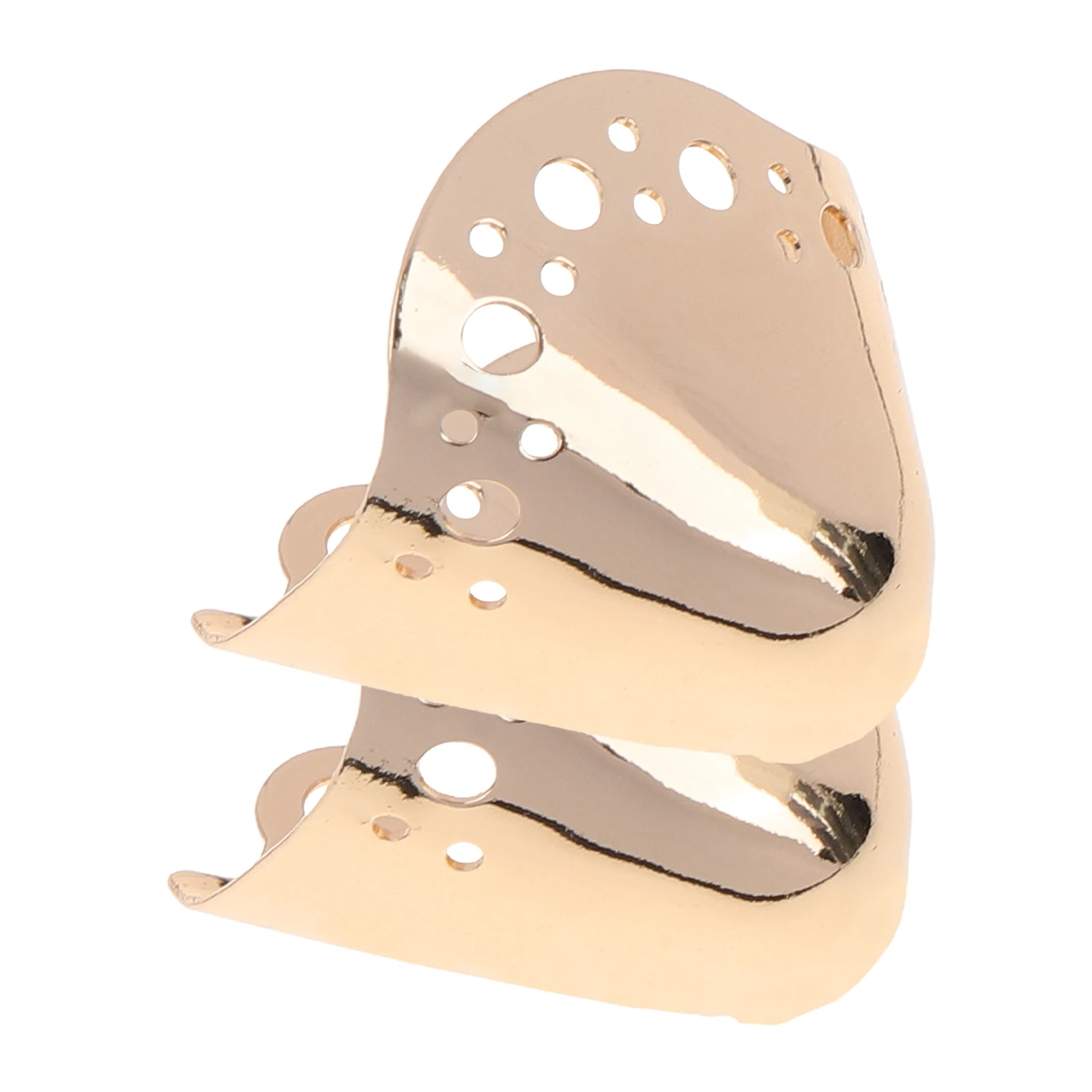 

High Heel Toe Protectors Shoe Tip Covers Durable Cap Golden Color Size Fits Pointed Shoes Heads Protectors Repair Shoe Protector