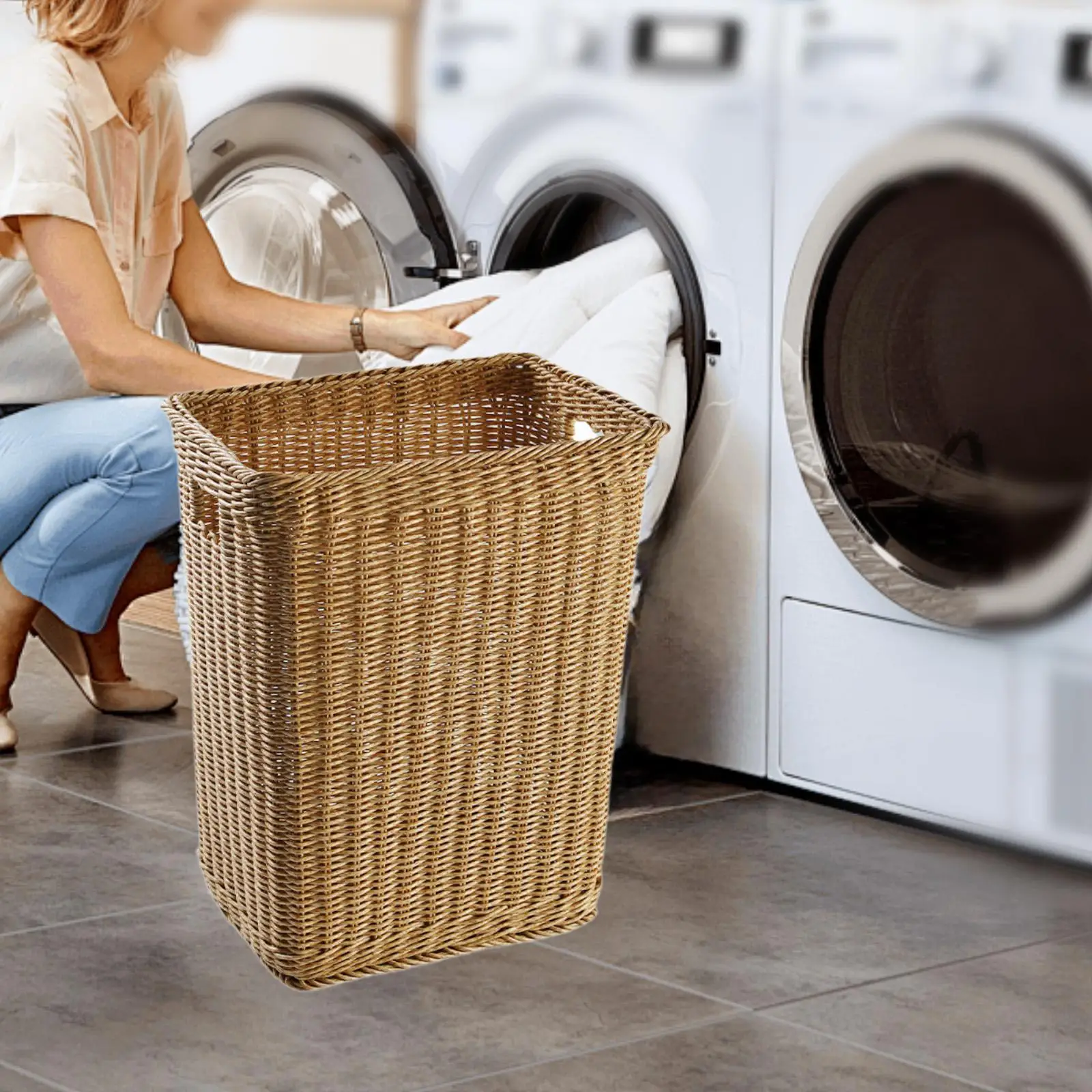 

Home Storage Basket Versatile Laundry Organizer for Bathroom Office Kitchen