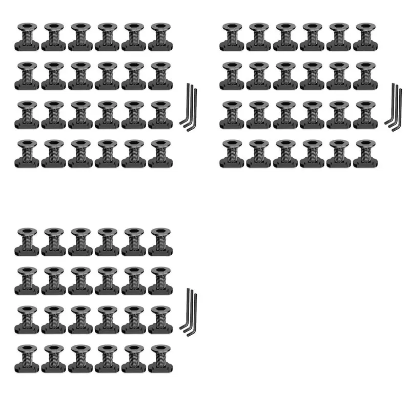 

SOFT-72 шт. сменные наборы винтов и гаек Mlok, винты для крепления на рейку M-Lok и аксессуары с Т-образными гайками с шестигранным ключом