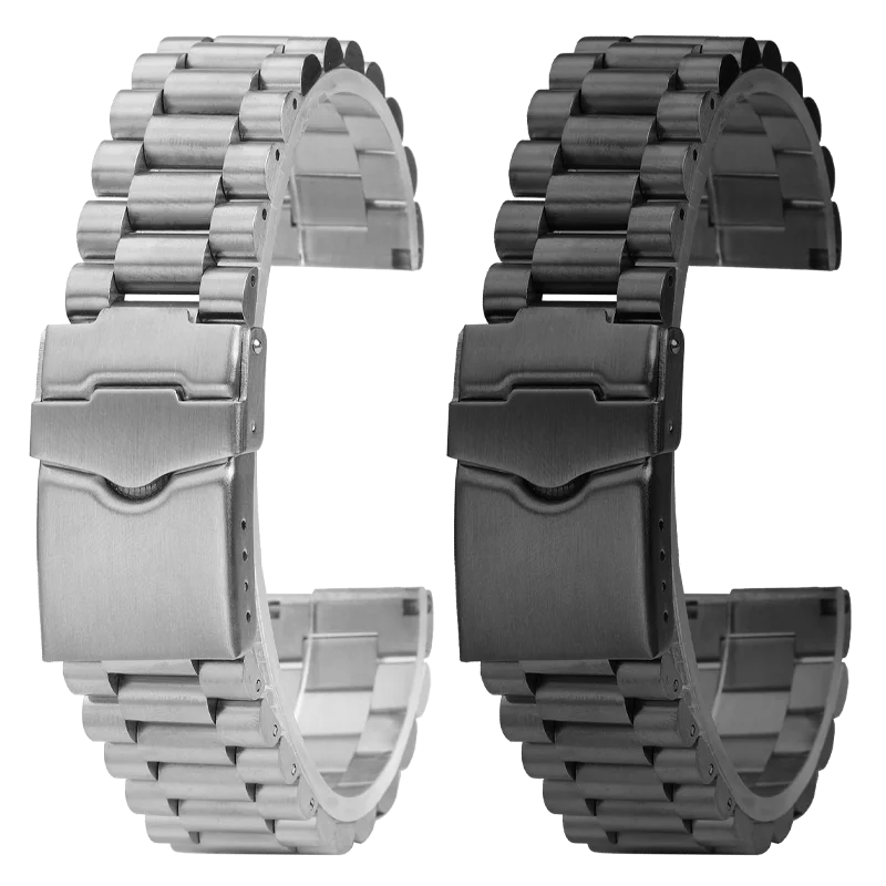 20 22mm links sólidos pulseira de metal para tag heuer pulseira de relógio extremidade plana implantação fivela aço inoxidável pulseira masculina