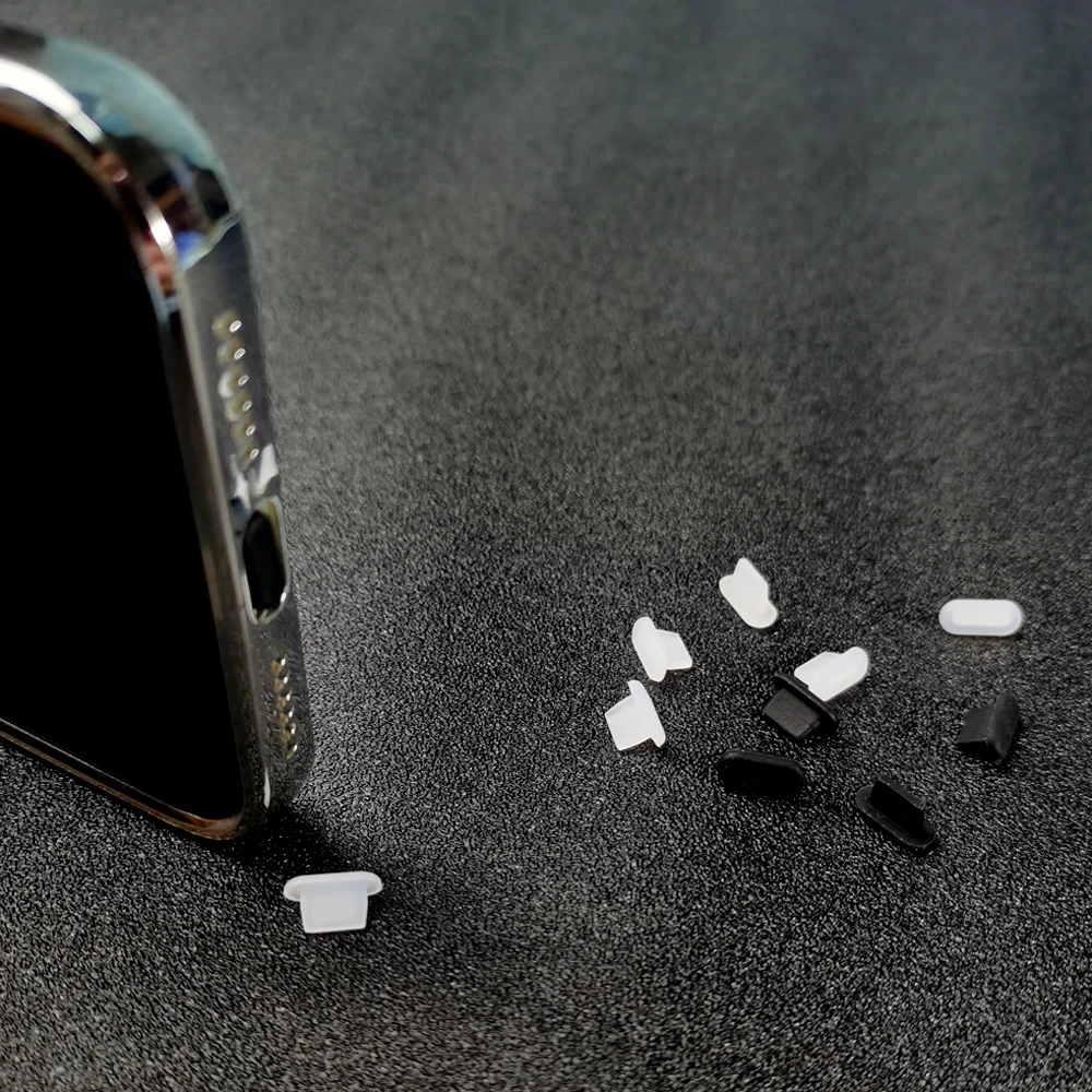 15/30PCS Siliconen Stofplug voor Iphone 6 7 8 X XS MAX 11 12 13 14 Pro Lightning Poort Opladen Cover Zacht Rubber Stofdichte Stekkers