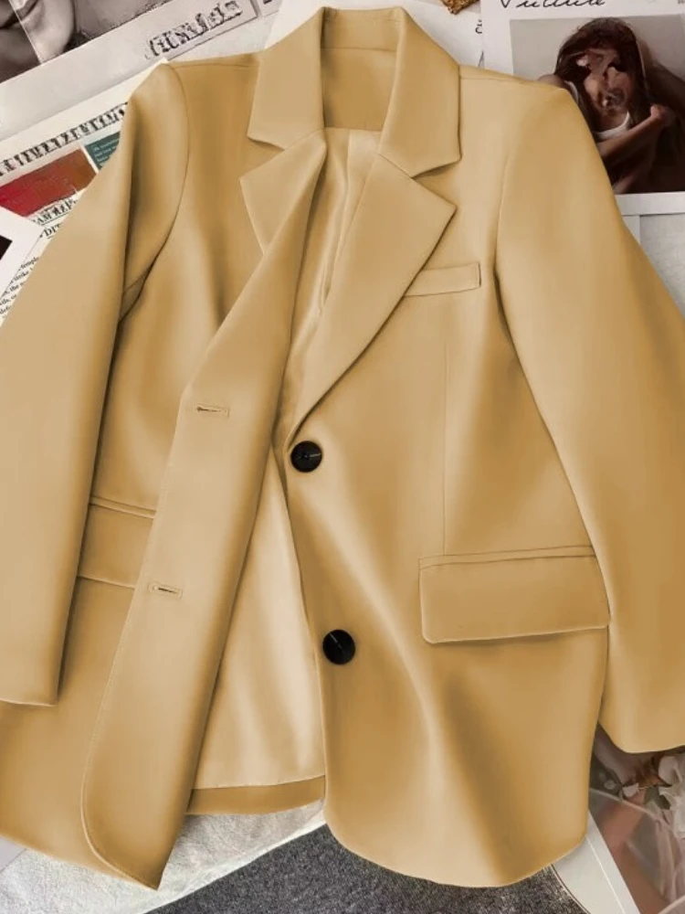 ربيع الخريف موضة جديدة بلون المرأة بدلة صغيرة عادية فضفاض مزاجه التخسيس المرأة البدلة معطف الملابس #2