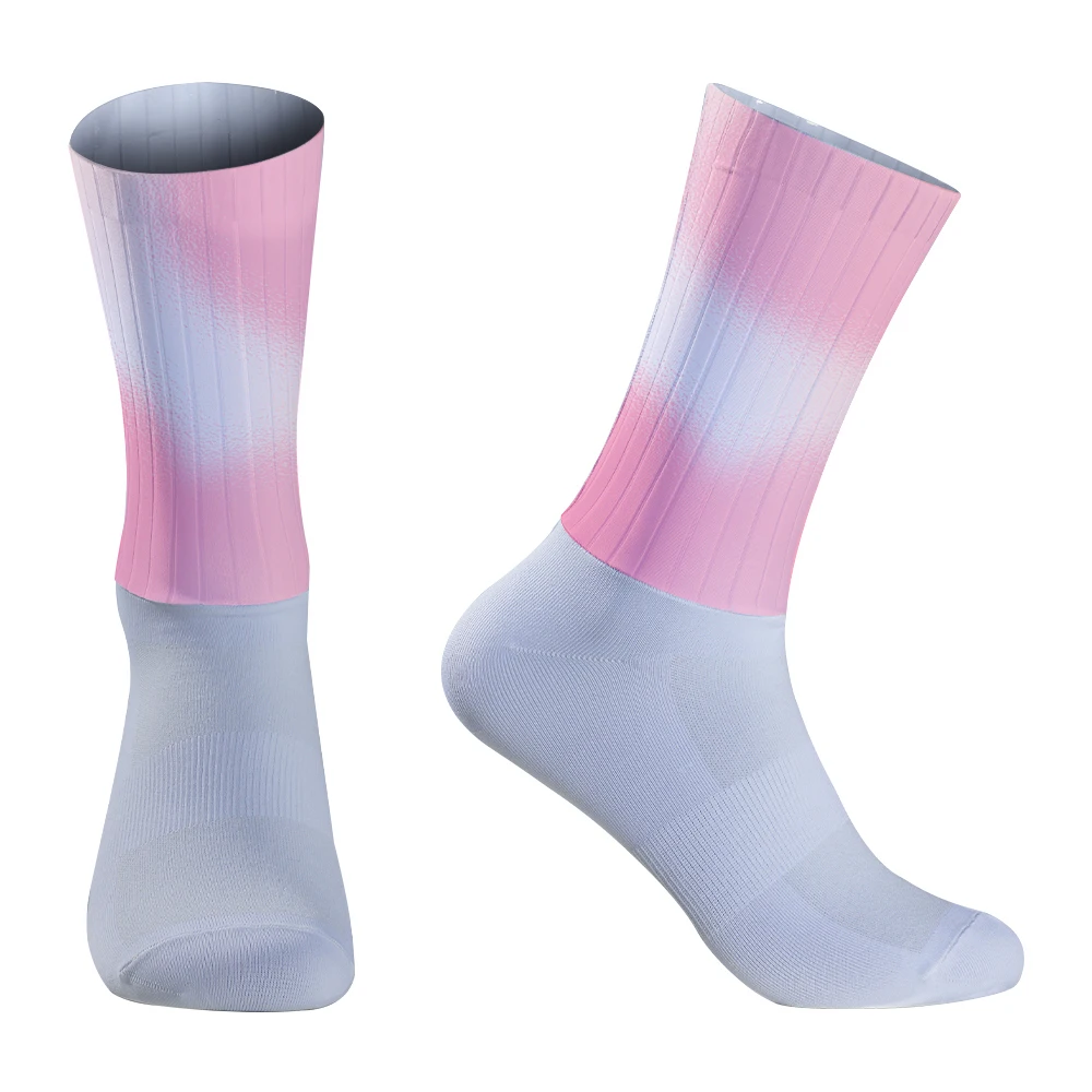 Chaussettes de compression résistantes à l'usure pour hommes, chaussures de vélo en plein air, chaussettes de vélo de route, course à pied, basket-ball, nouveau, 2024